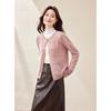 Shexi Women's 100% Cashmere Jacquard Cardigan