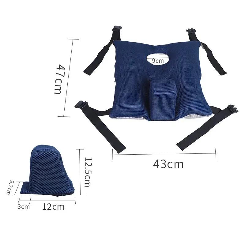 Hemiplegic Bedridden Patients Half Lying Waist Cushion Anti Lateral Cushion Wheelchair Backrest Adjustable Anti Sliding Cushion