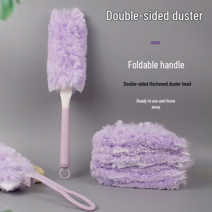 Desktop Electrostatic Dust Duster Replacement Core - Hair & Debris Cleaning Brush for Car & Household.