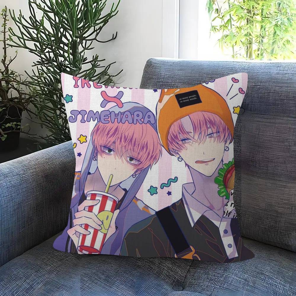 Cartoon Anime TTamons BSide Manga Cushion Cover Pillowcase Upholstery Sofa Throw Pillow Home Decor Pillowcas