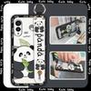 Wrist Strap Lanyard Phone Case For FCNT/Fujitsu Arrows N F-51C Shockproof Dirt-resistant Fashion Design Silicone Ring