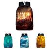Strapazierfähiger 3D Godzilla King Of The Monsters Rucksack Kinder Schultasche mit klassischem Reiz