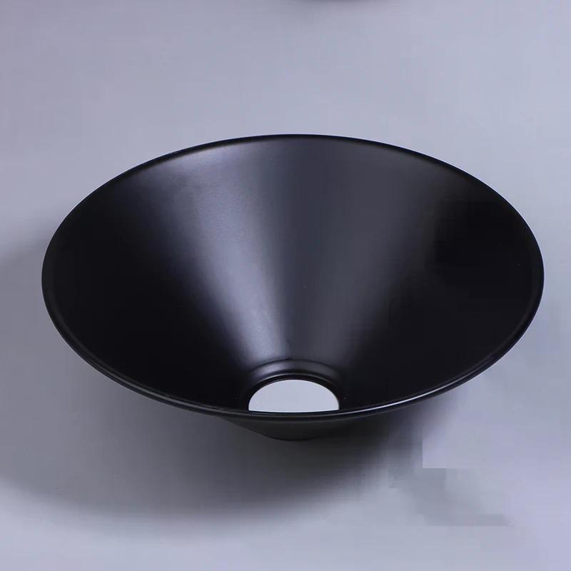 Black Iron Lampshade American Retro Industrial Style Chandelier Wall Lamp Table Lamp Lampshade For Restaurant Clothing Store