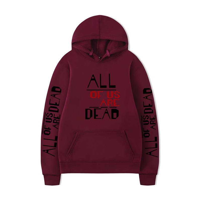 All of Us Are Dead Korean Drama Print Men's Hoodie Vintage Unisex Pullover Men Graphic Hoody Tops Oversize Clothing