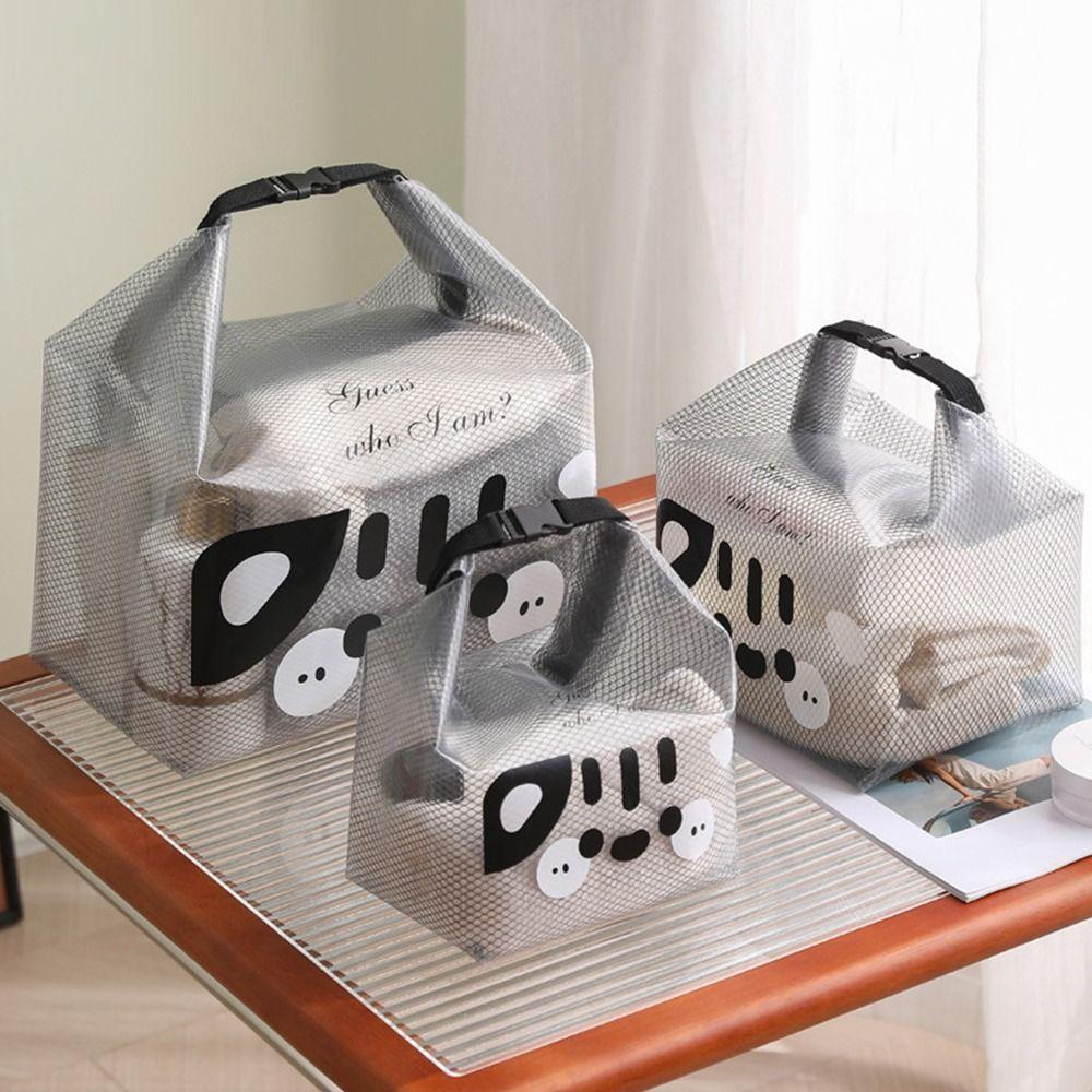 

Large Capacity Portable Handbag Waterproof Outdoor Toiletries Bag Gifts Storage Bag grey S