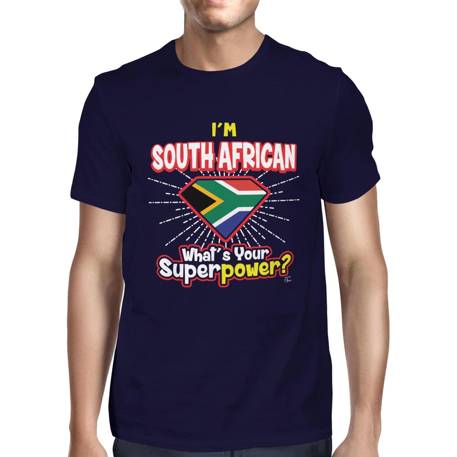 1Tee Mens I m South African What s Your Superpower T-Shirt XXL