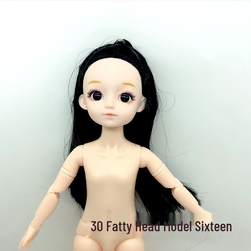 12-inch BJD Doll Body, 1/6 Scale, 23 Joints, Movable Hands, Custom Makeup, Includes Accessories for Dressing Up.