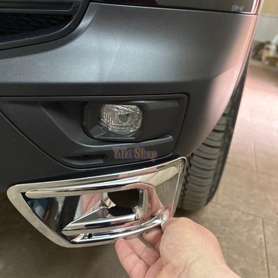 Chrome Car Accessories Plated Front Fog Lamp Covers Trim Paste Style For Toyota Land Cruiser 300 LC300 FJ300