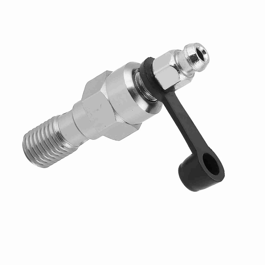 M10x1.25mm Motorcycle Brake Master Cylinder Caliper Bleed Screw Nipple Banjo Bolt   Dust Cap Silver