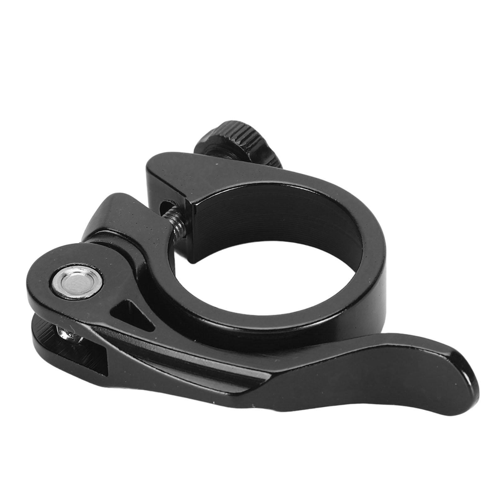 

Bike Seatpost Clamp Professional 31.8mm Aluminum Alloy Lightweight Quick Release Bicycle Seatpost Clamp for Mountain чёрный