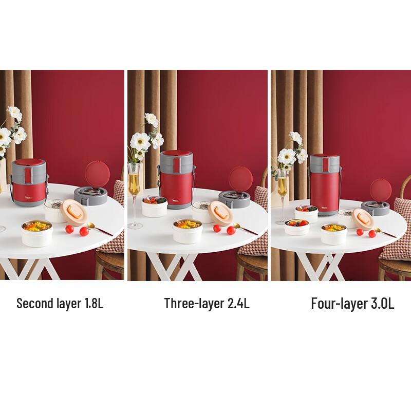 Fanshijiapin 304 Stainless Steel Insulated Food Jar