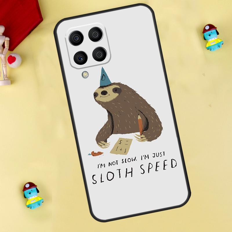 Cute Lovely Cozy Sloth Animal Case For Samsung Galaxy M55 M14 M34 M54 M32 M52 M15 M11 M12 M13 M06 M16 M36 M56 M31 M53 M35