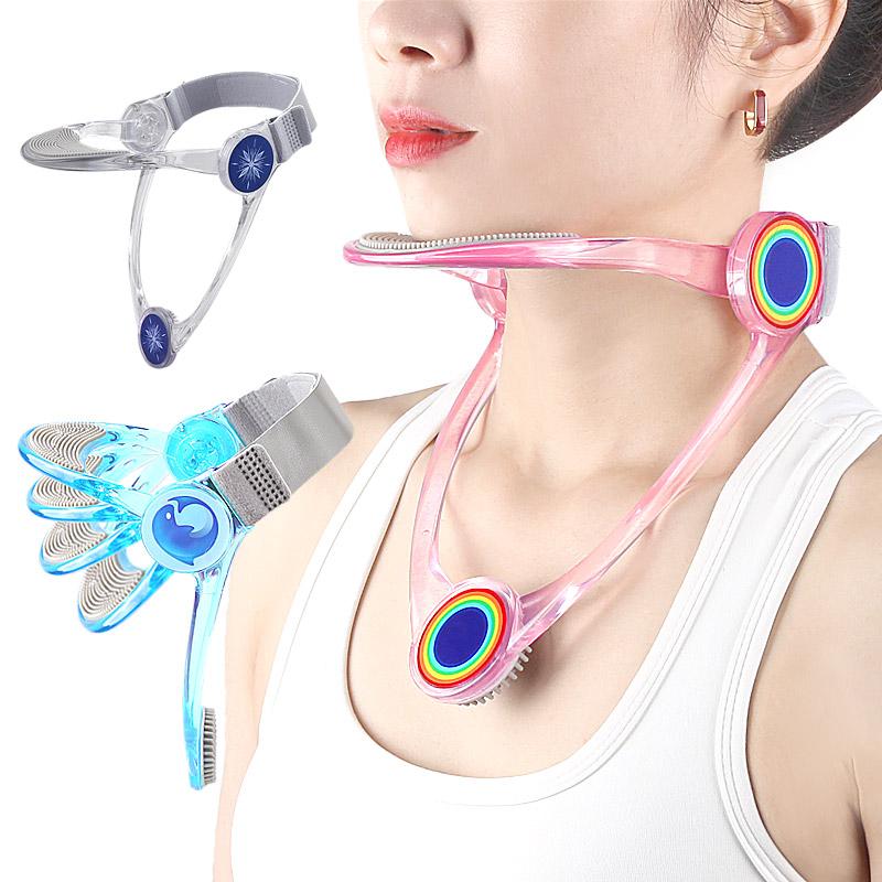 New Adjustable Unisex Neck Brace Anti-Head Shoulder Neck Forward Tilt Cervical Spine Orthopedic Neck Support Fixation Holder Adult прозрачный