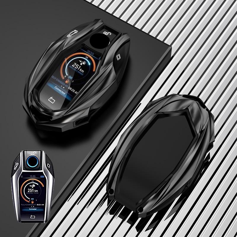 Zinc Alloy Car Key Case LED Display For BMW 5 7 Series G11 G12 G30 G31 G32 i8 I12 I15 G01 X3 G02 X4 G05 X5 G07 X7 Accessories