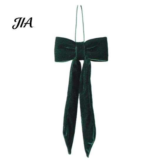Indoor Festive Wall Decorations Velvet Bow Christmas Decoration, Soft Plush Xmas Tree Elegant Bows for Door Lintels Ornament DIY Wall, Mirror, Wreath,