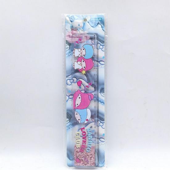 SNOOPY 20cm Glitter Cartoon Ruler - Cute Stationery for Children & Students 20cm