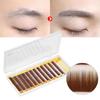 Mixed Dark Brown False Eyebrow Extension Fake Eyebrow Enhancer Individual Eyebrows 5-8mm
