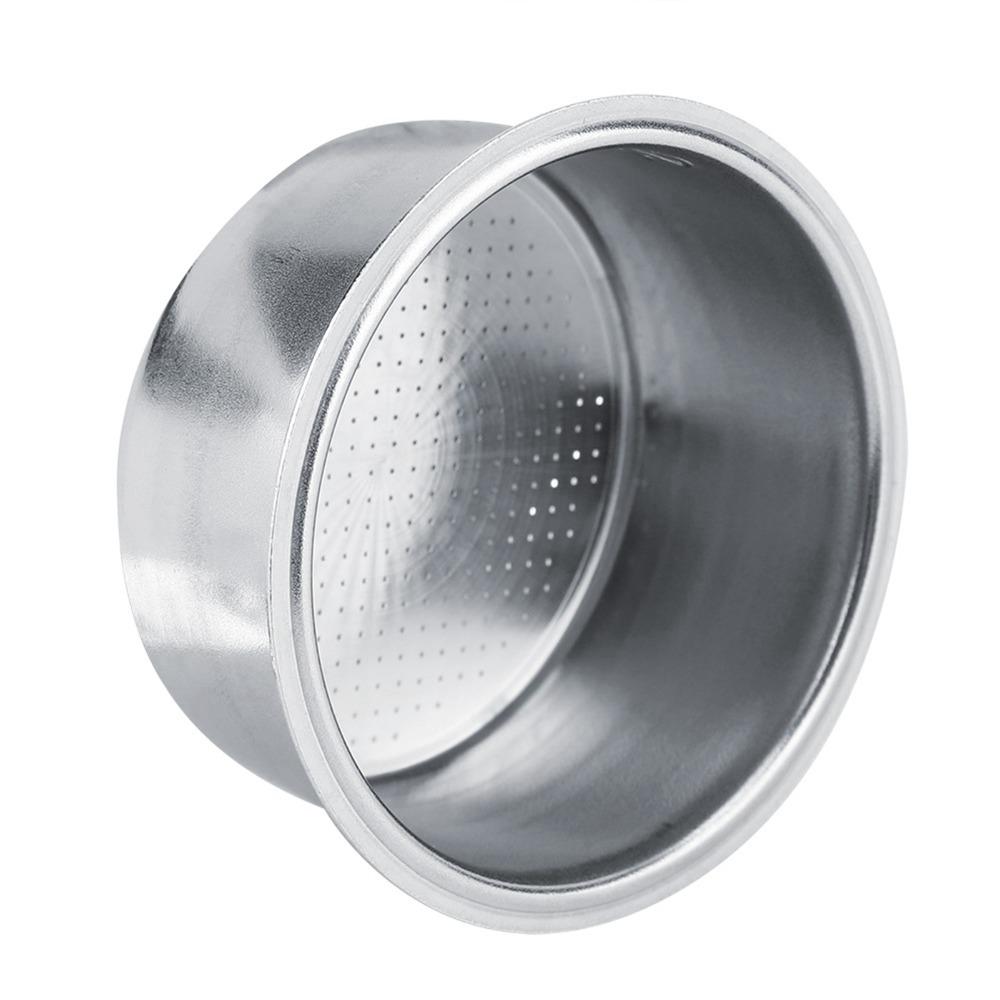 Stainless Steel Coffee Filter Basket Single Wall Silver Coffee Filter Strainer Durable Espresso Filter Basket Coffee Brewing