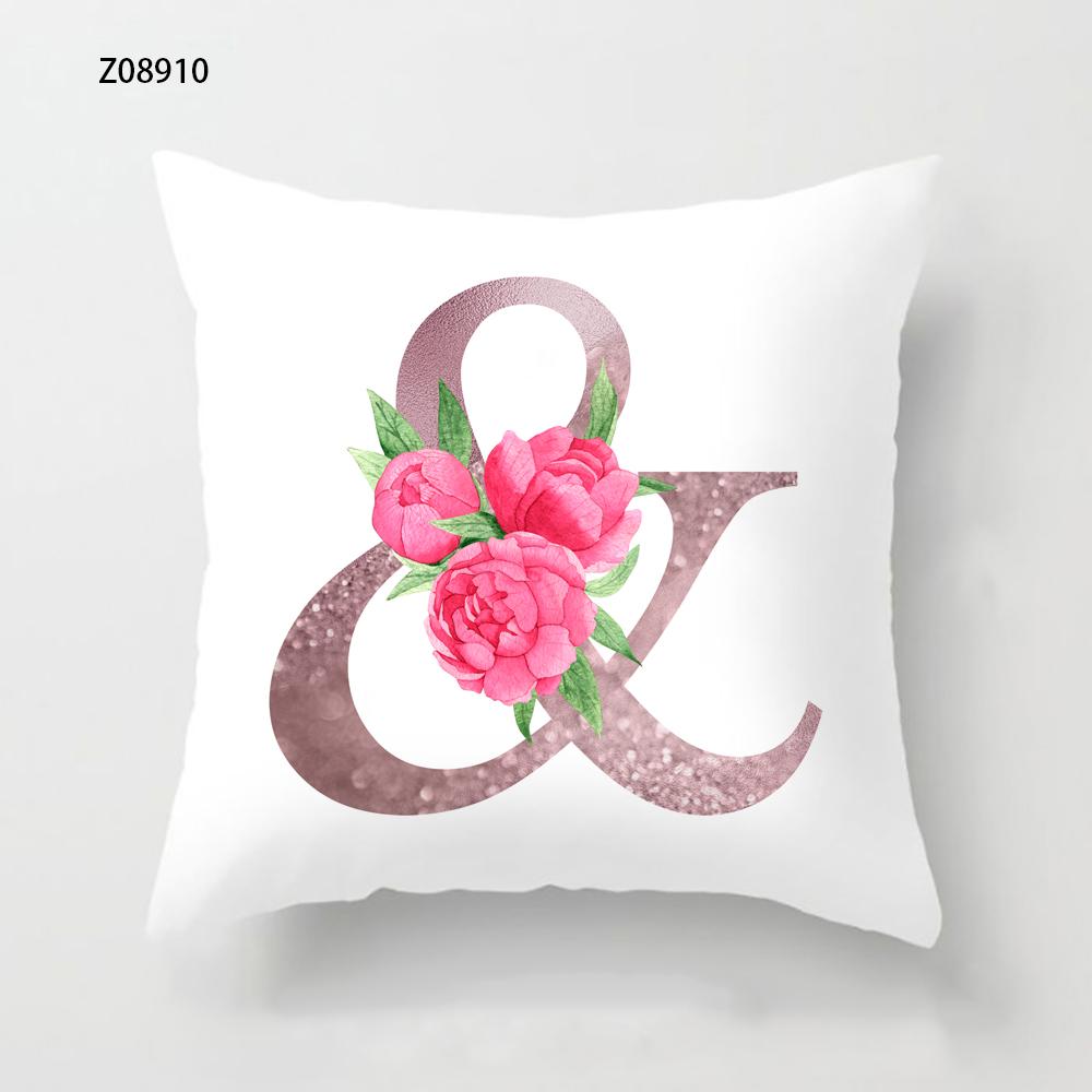Наволочка для спальни с монограммой инициалов, наволочка для пары, любовная подушка, свадебный домашний декор, подарок, housse coussin 45x45