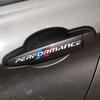 4 Stück Auto Türgriff Emblem Performance 3D Aufkleber Für Bmw M F30 F31 F34 F35 F80 G30 G31 F01 F02 F20 F21 F52 E46 X1 X3 X5 X6 X7