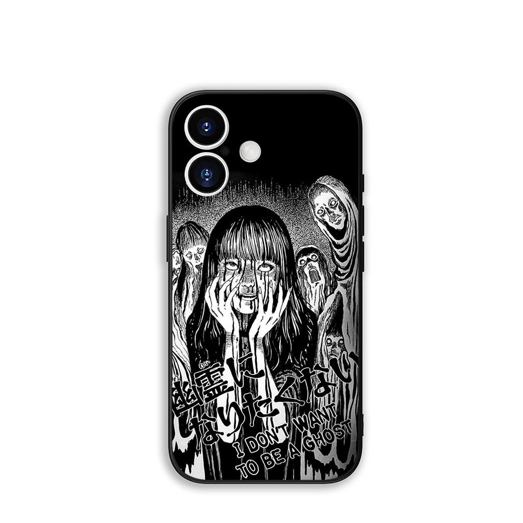 for Samsung Galaxy A36 A17 A26 A07 A35 A54 A53 A13 A33 A34 S8 S9 S20 S21 FE S10 Plus Phone Cover Case Wallpaper Junji Tomie Ito