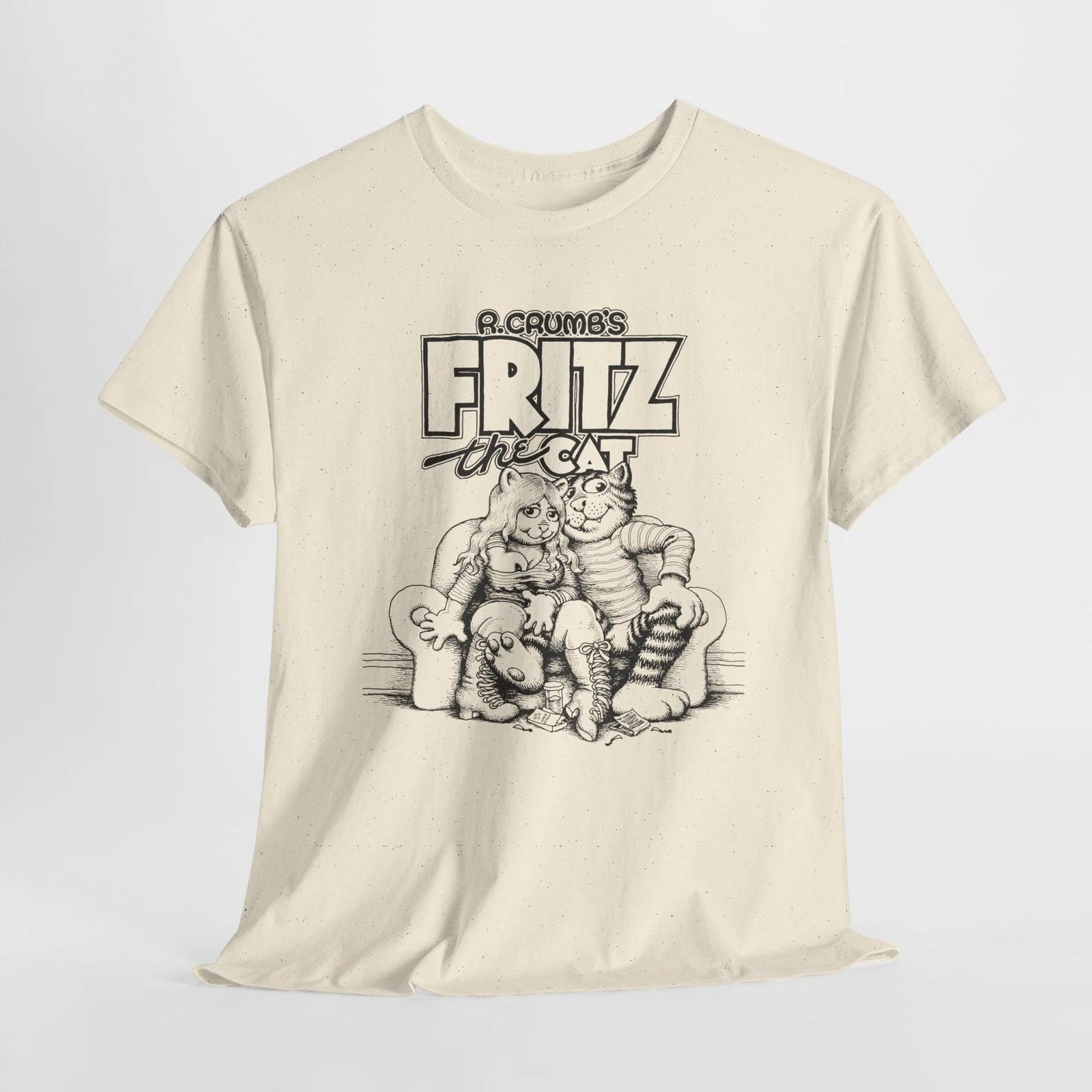 

Fritz the Cat Graphic Tee - Vintage Cartoon Apparel, Unisex Fashion, Gift 4XL