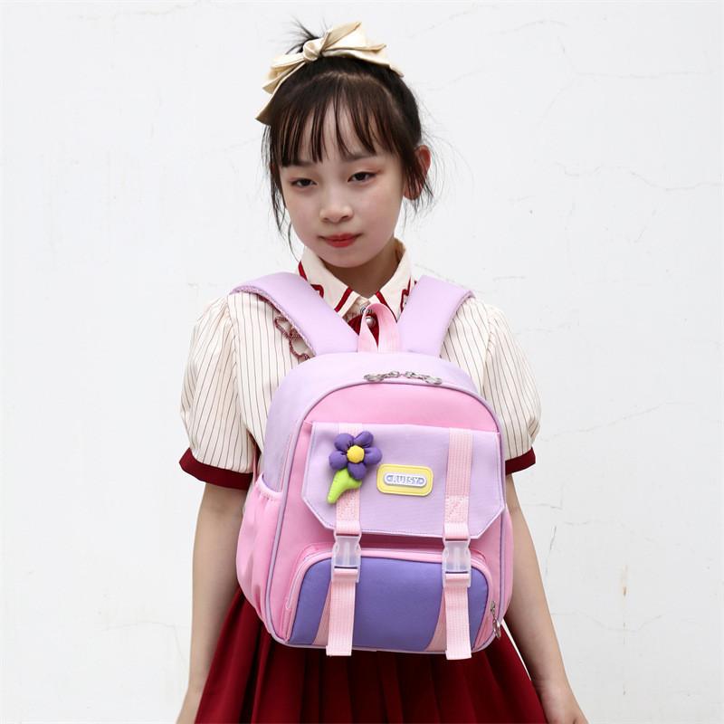Cute And Stylish Toddler Backpack With Cartoon Design And Reflective Strips