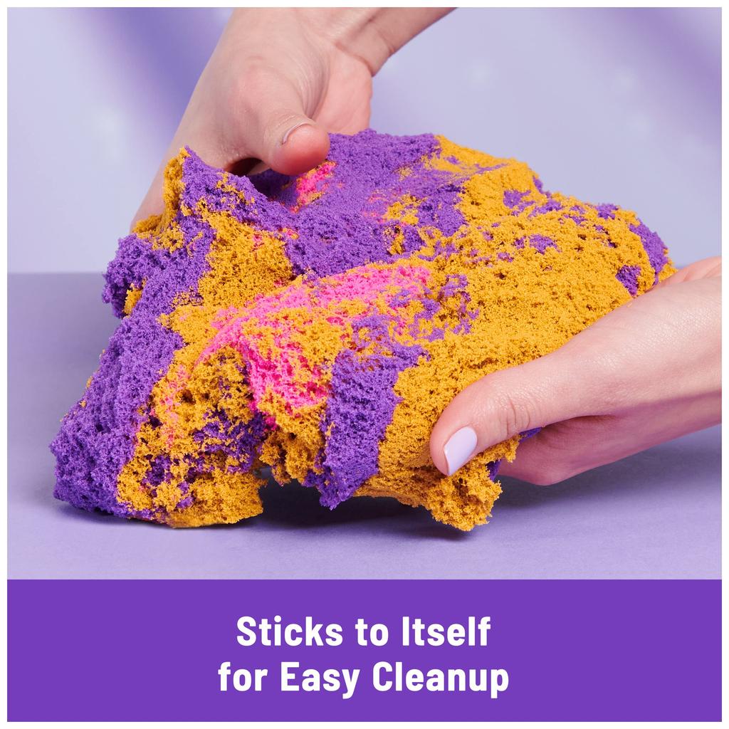 Meerjungfrauen-Kristall, über 1 Pfund Spielgold, schimmernde Aufbewahrung und sensorisches Spielzeug für Kinder ab 3 Jahren, Spielset, Sand, Sand, Werkzeuge,