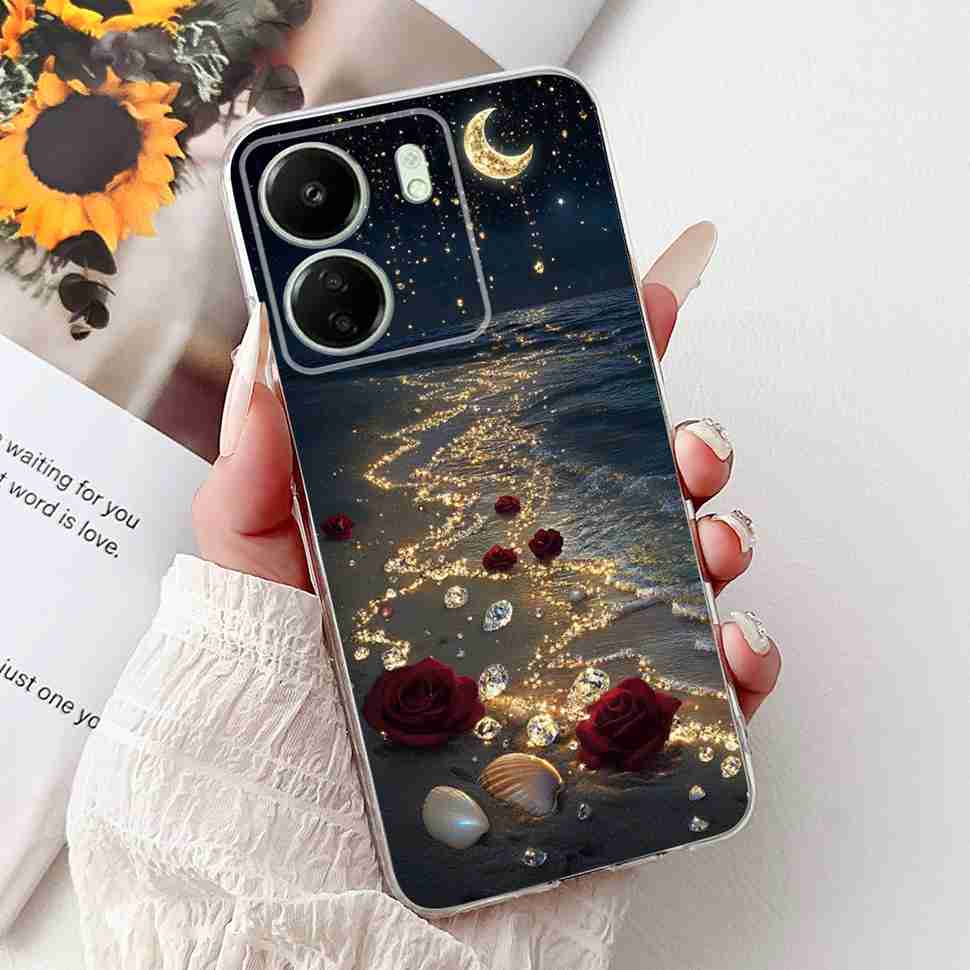For Xiaomi Redmi 13C 4G Case Redmi13C 2023 New Fashion Pattern Cover Silicone Soft Phone Case For Xiaomi Poco C65 PocoC65 Fundas