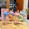 Water Bottle Girl High Design Portable Straw Cup With Heat Resistant Material For Outdoor Use