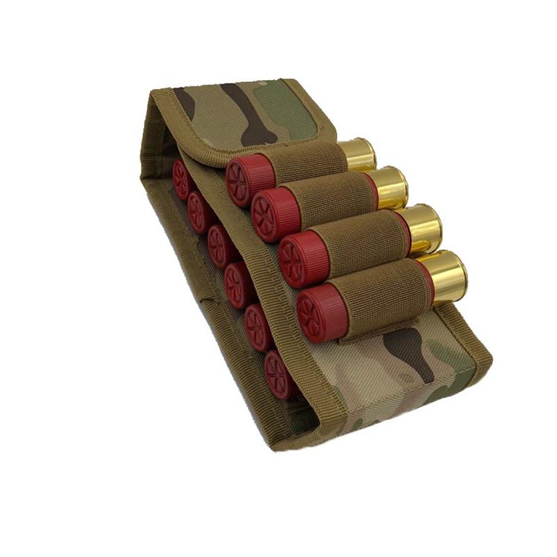 

Tactical Molle Magazine Pouch 16 Round 12 Gauge 12GA Ammo Shells Holder Cartridge Holder Hunting Airsoft Gun Ammo Bag камуфляжний