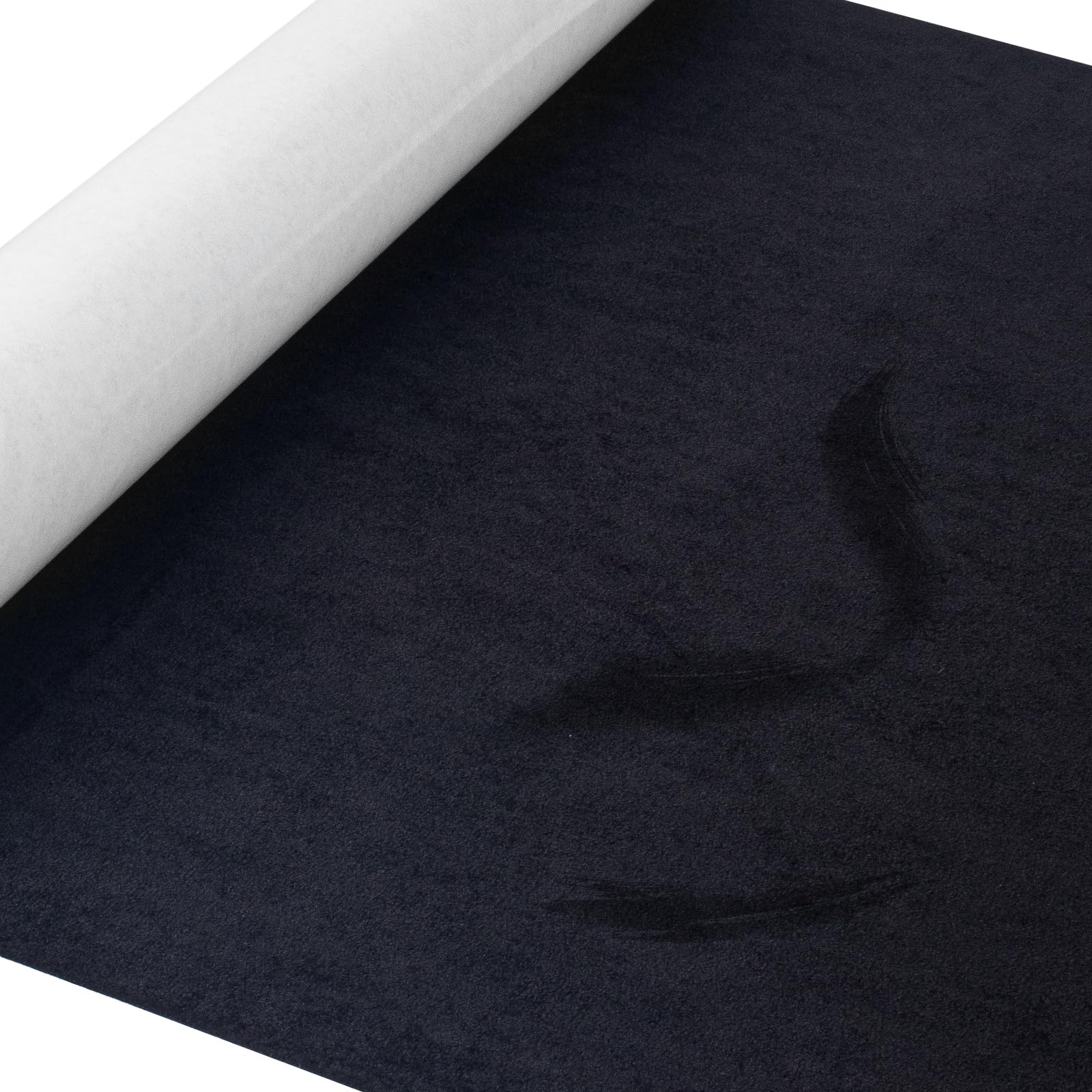 

Suede Sheet Adhesive 150x42cm Car Interior Repair Peelable Soft Fabric Custom Cut Black