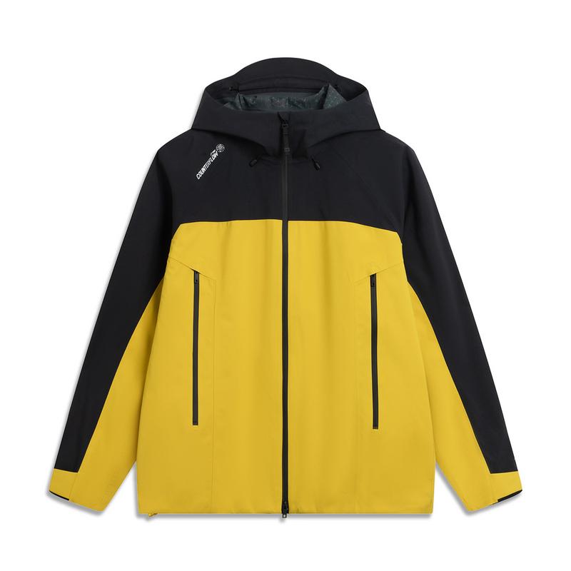 

Li Ning CF Светоотражающая Водоотталкивающая Ветровка Унисекс Куртка Пальмовое Золото AEMV033-6 L