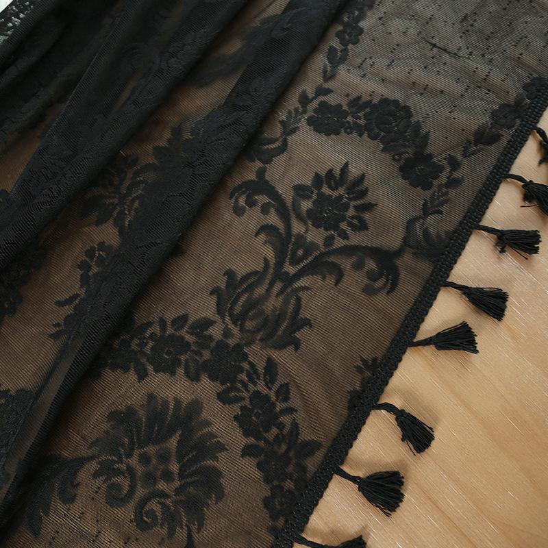 French Romantic Small Fringed Lace Tablecloth Household Rectangular Dining Table Mat Coffee Table Decorative Tablecloth