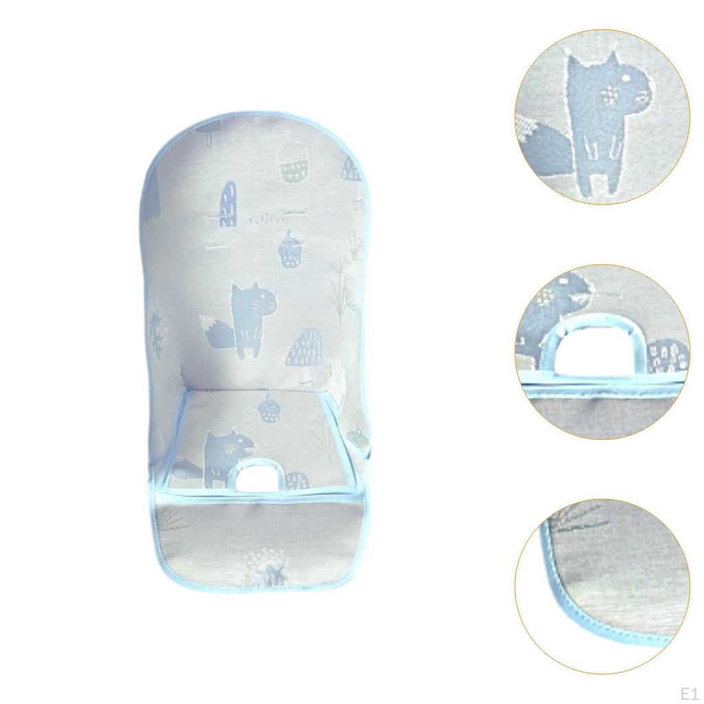 Hochstuhlbezug für Baby Tragbares Kissen Mädchen Kleinkinder Kinder Blau
