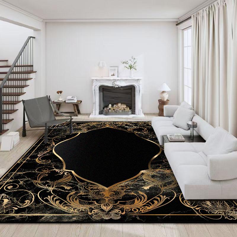 Modern home decoration luxury Carpet living room non-slip large room rugs senior soft Sofa table mat Easy cleaning customizable