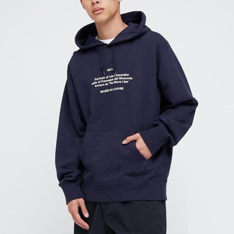 UNIQLO Pullover Casual Sweatshirt Unisex sweatshirts Navy 436027-69