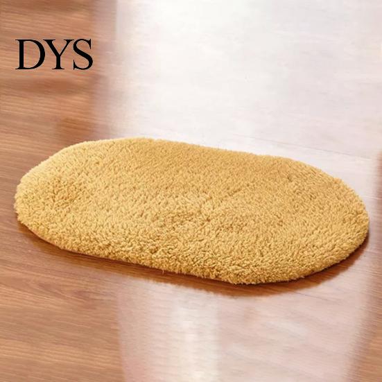 Effen Kleur Pluizig Antislip Waterabsorberend Badkamer Slaapkamer Mat Kussen Tapijt Vloerkleed