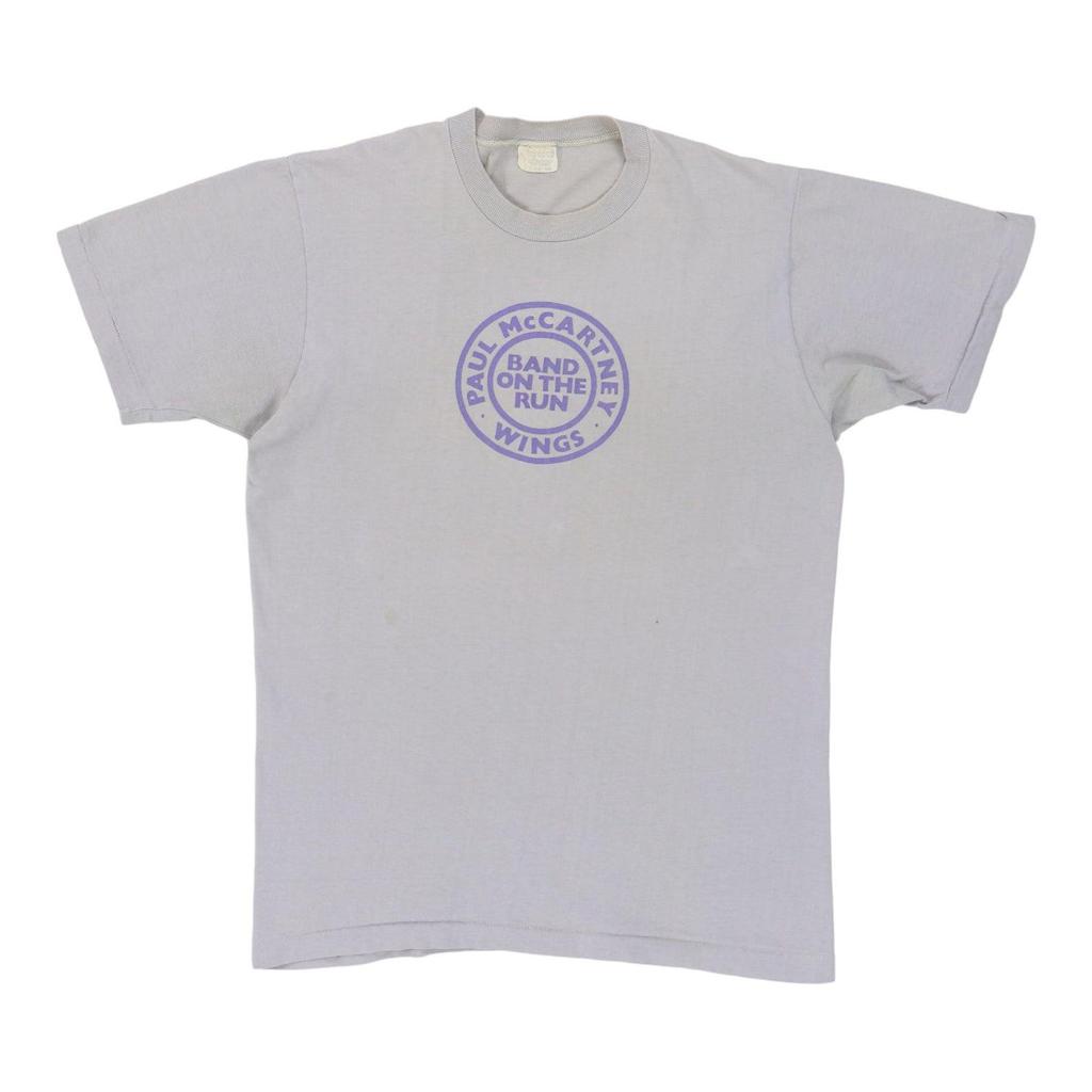 vintage 1973 Wings Paul McCartney Band On The Run Promo Shirt