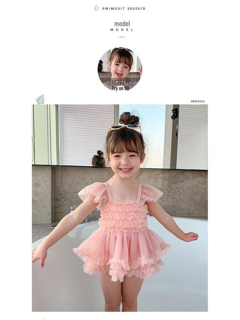 Girls' Summer One-Piece Swimsuit: Trendy 2025 Style for Ages 3-6