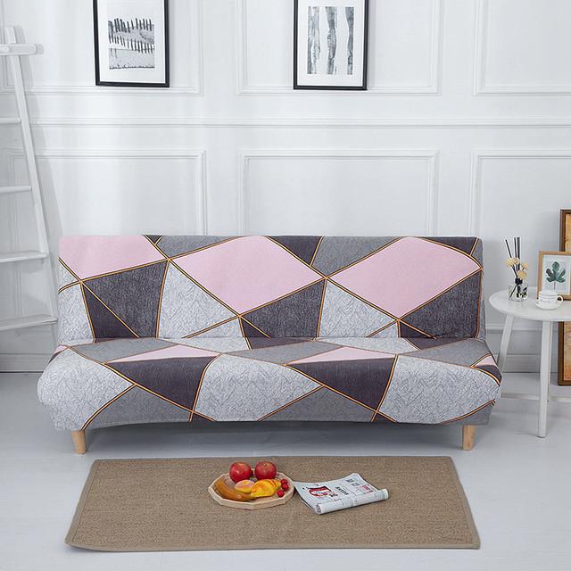 Stretch Sofa Bed Cover All -Inclusive Folding Couch Cover Tight Wrap Sofa Cover Without Armrest Copridivano Funda Sofa for Home