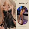 Sex Underwear Sexy Lace Temptation Suspender Nightdress Hot Hollow Petal Skirt Women's Transparent Pajamas