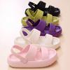 Fashion Kidmi Summer Women Sandals Couple Home Slippers Non-slip Breathability Thick Sole Home Womens Shoes Outdoor Soft Sole Sandals