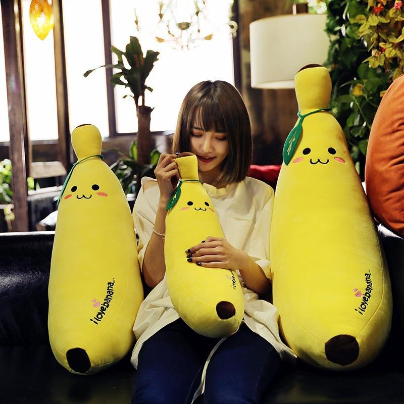 1Pcs Soft Banana Plush Pillow Banana Pillow Creative Girls Valentine's Gift Fruit Plush Toys