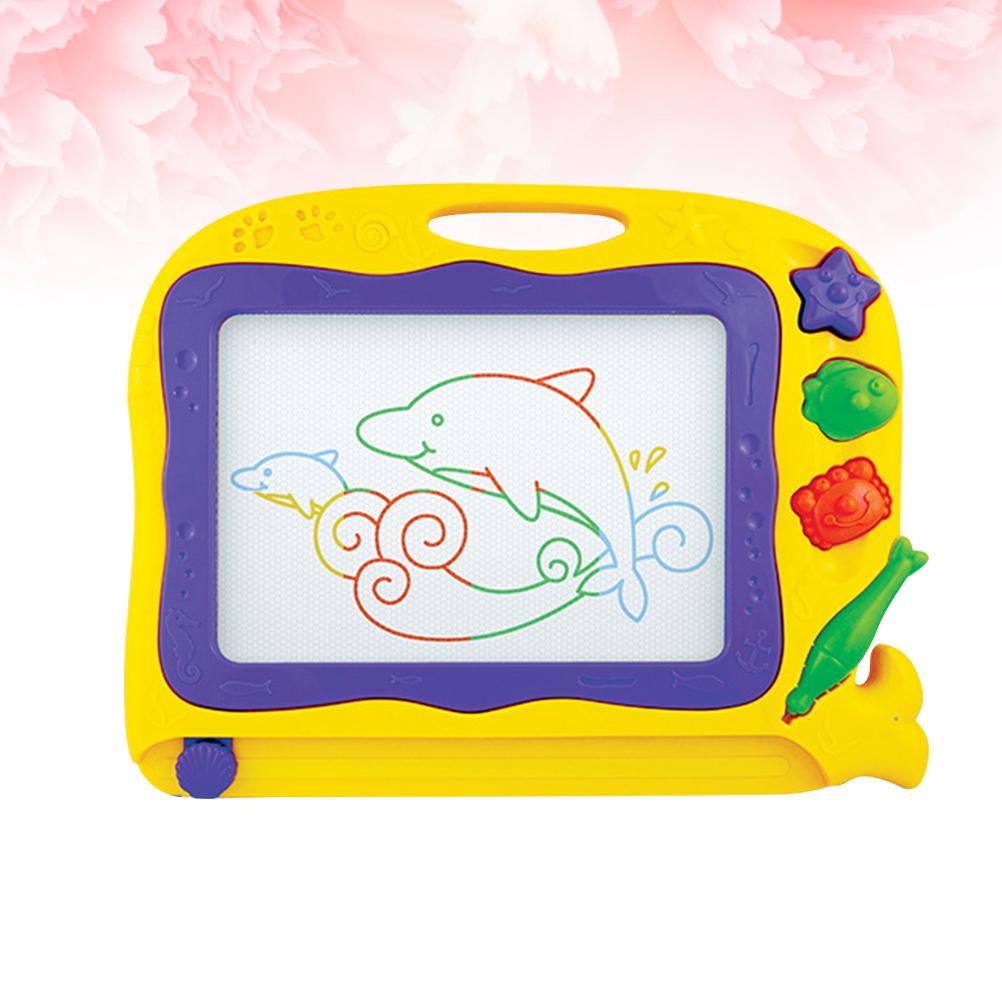 Magnetic Drawing Board Plastic Colorful Erasable Drawing Board for Kid Child Girl Boy (Random Delive