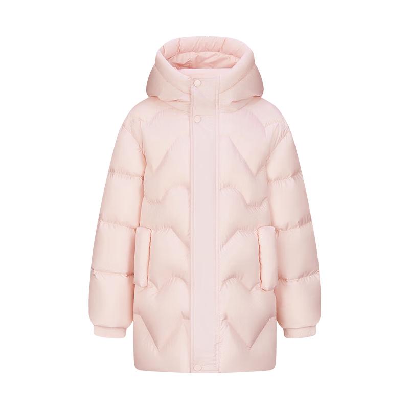 XueZhongFei Unisex Kids' Thickened Mid-Length Winter Down Jacket