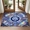 Borussia Dortmund Design Crystal Velvet Rug Soft Decorative Mat for Bedroom Entrance