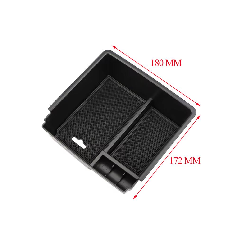 

Car Armrest Storage Box Organizer Tray For Ford Ranger 2012-2026 Interior Auto Tidying Container Holder Styling Accessories чёрный