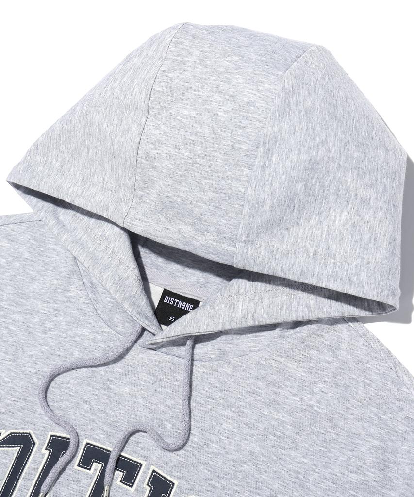 EDITION Short Sleeve Hoodie Melange Grey (Lp7Tu436-097)