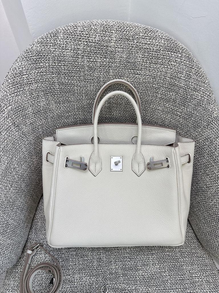 Togo primo strato pelle di mucca borsa platino motivo litchi fibbia argentata borsa a mano serratura di alta gamma borsa a tracolla messenger in pelle da donna